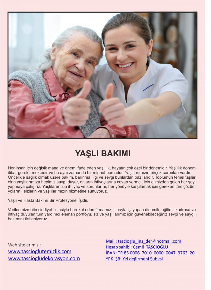 YAŞLI BAKIMI